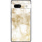 Gold and White Marble Google Pixel 7a Skin